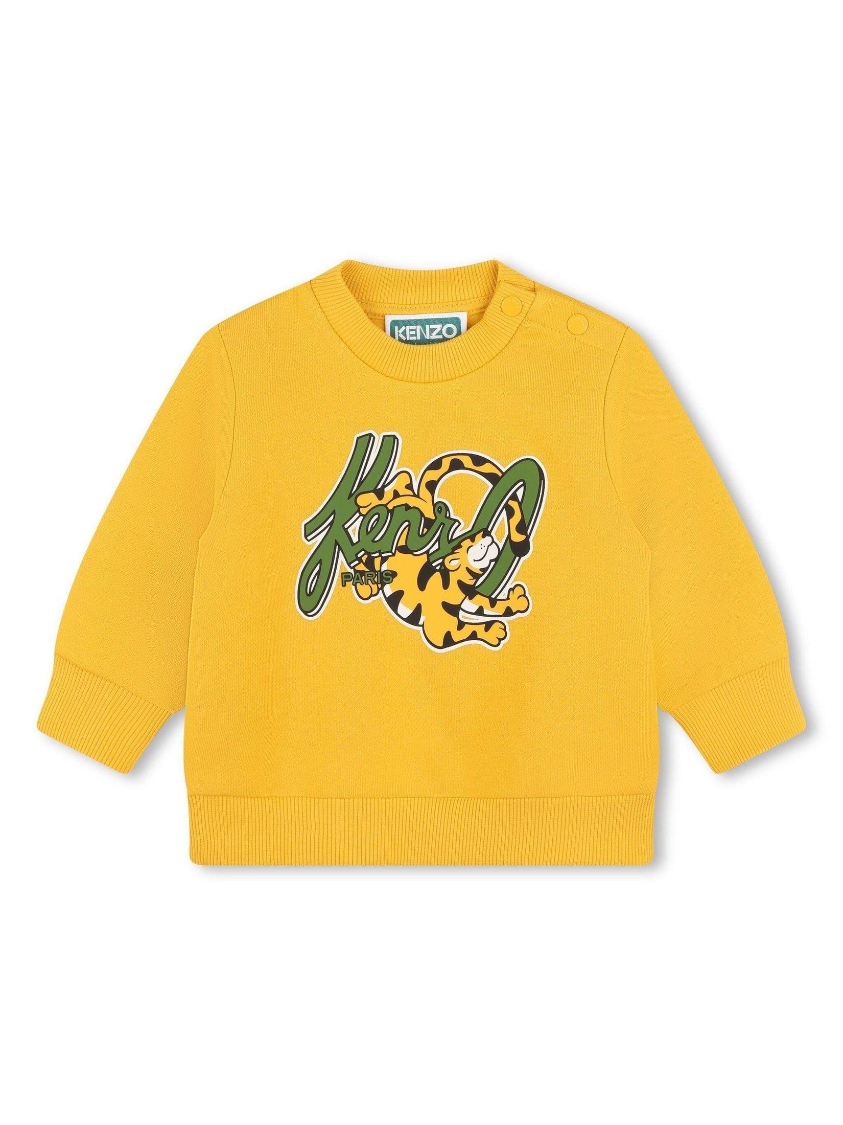 Kenzo kids logo-print sweatshirt