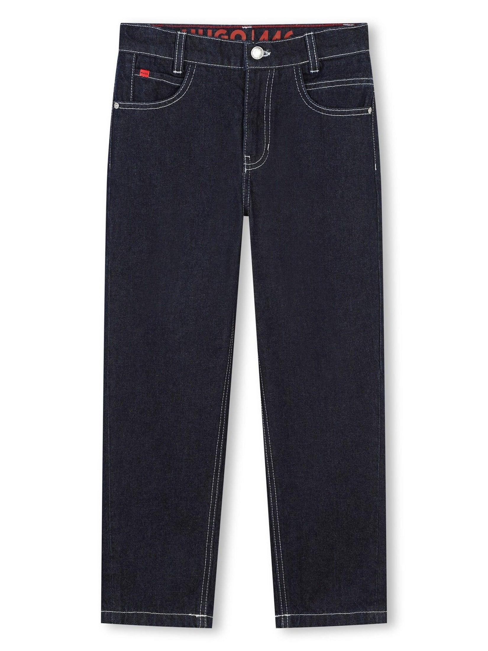 Hugo kids straight-leg jeans