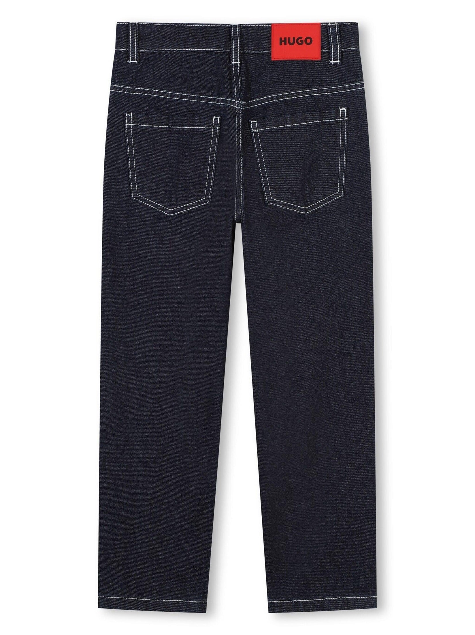 Hugo kids straight-leg jeans