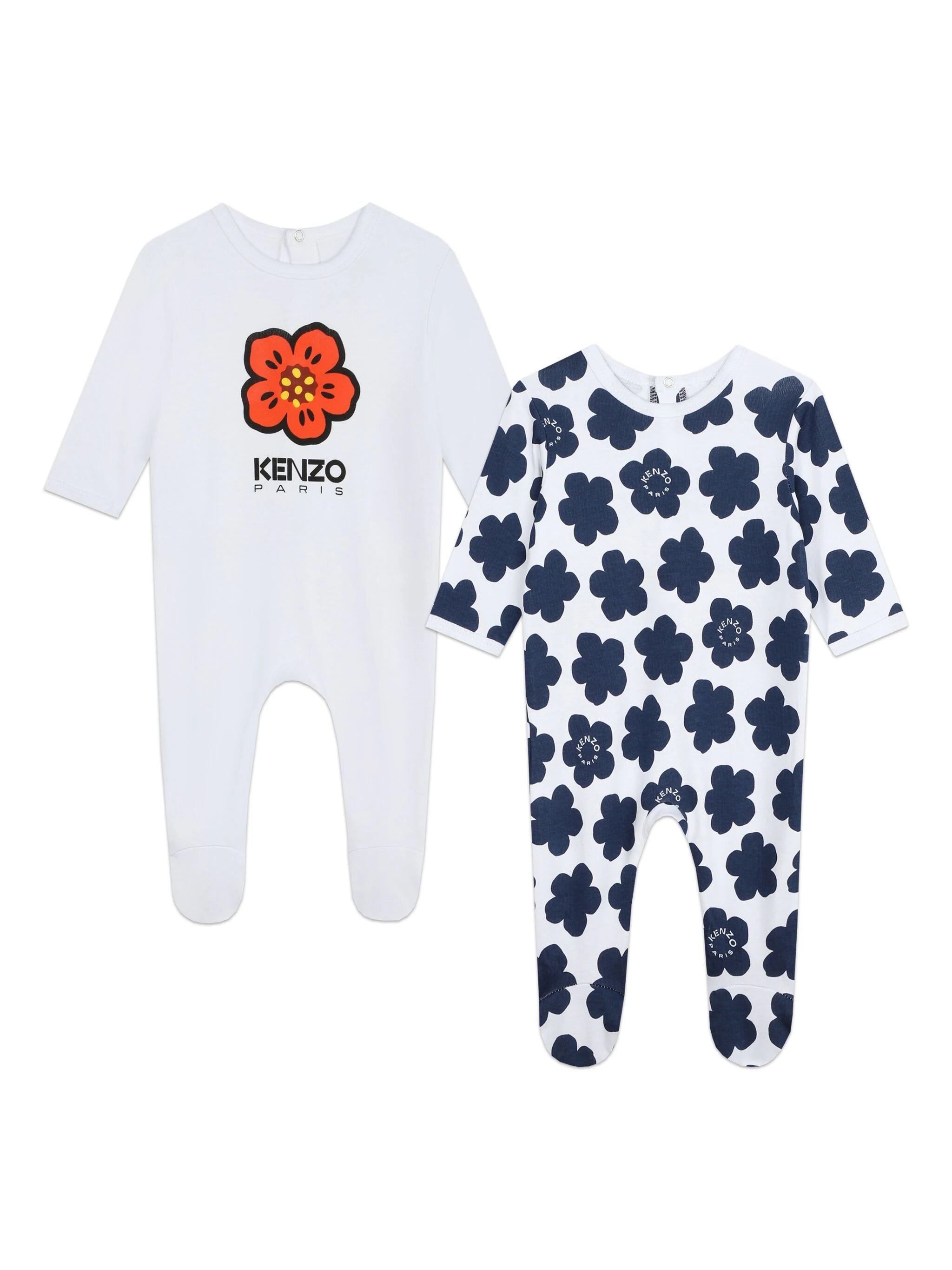 Kenzo Kids Boke Flower cotton pajamas (set of two)