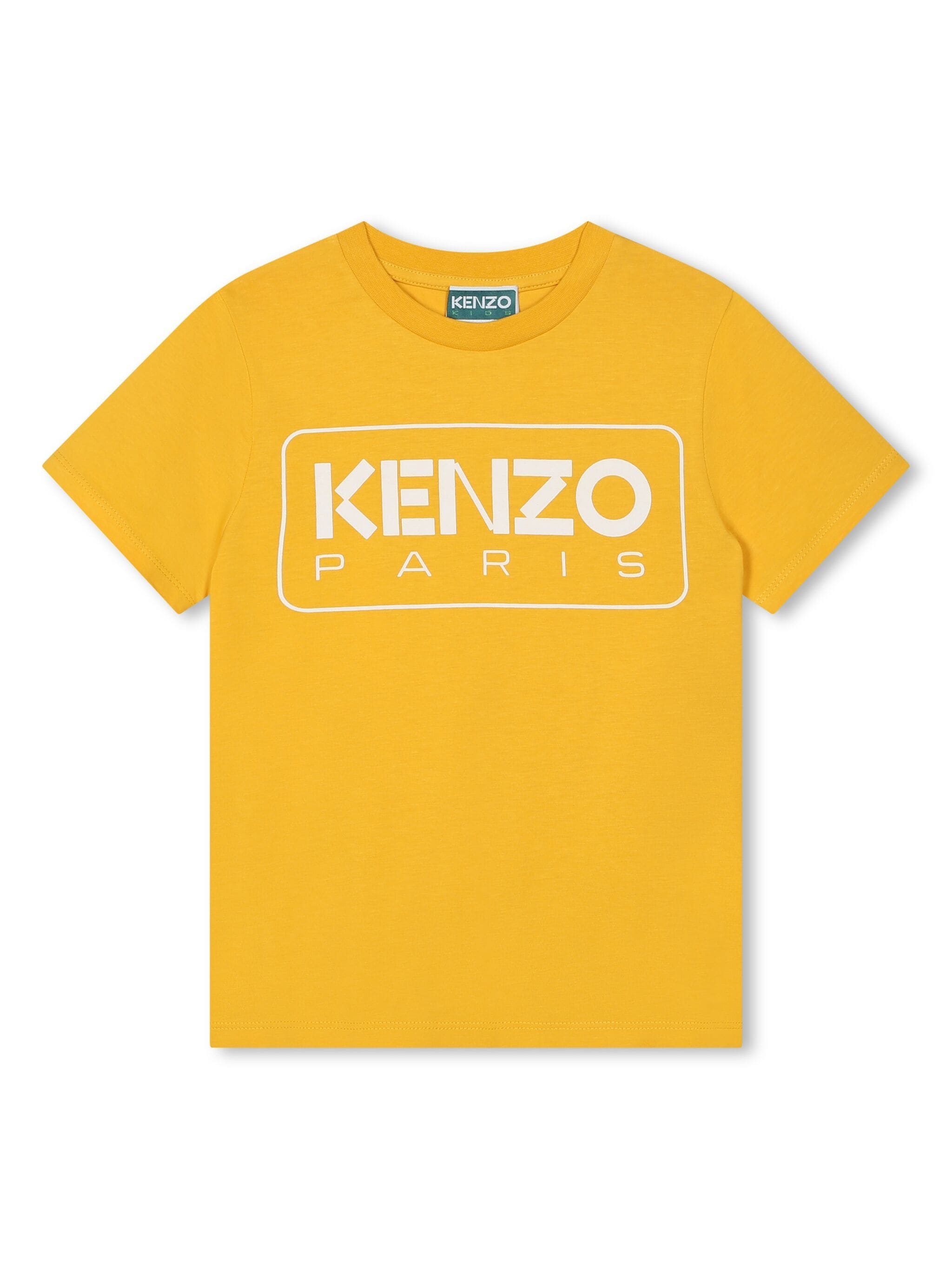 Kenzo Kids logo-print organic cotton T-shirt