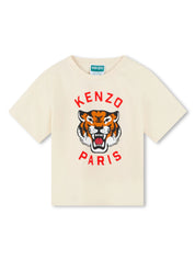 Kenzo Kids graphic-stamp T-shirt