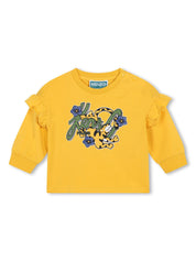 Kenzo Kids logo-print organic cotton T-shirt