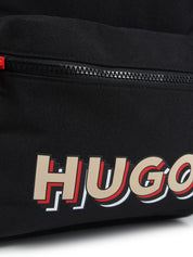 HUGO KIDS logo-print backpack