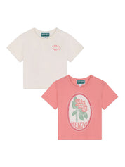 Kenzo Kids logo-print organic cotton T-shirts (pack of two)