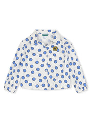 Kenzo Kids polka-dot cotton blouse