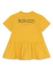 Kenzo Kids tiger-appliquéd cotton dress