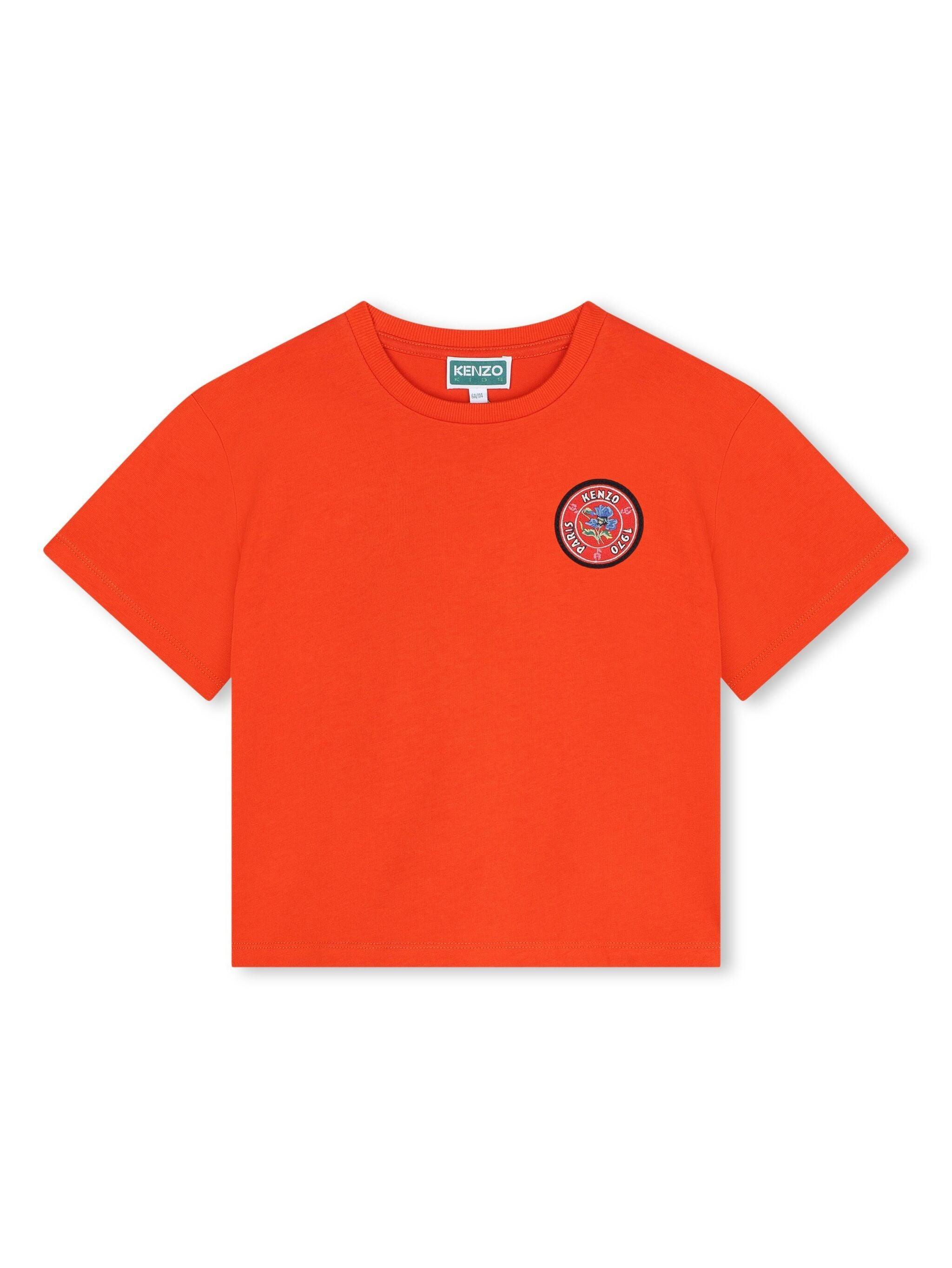 Kenzo Kids logo-print cotton t-shirt