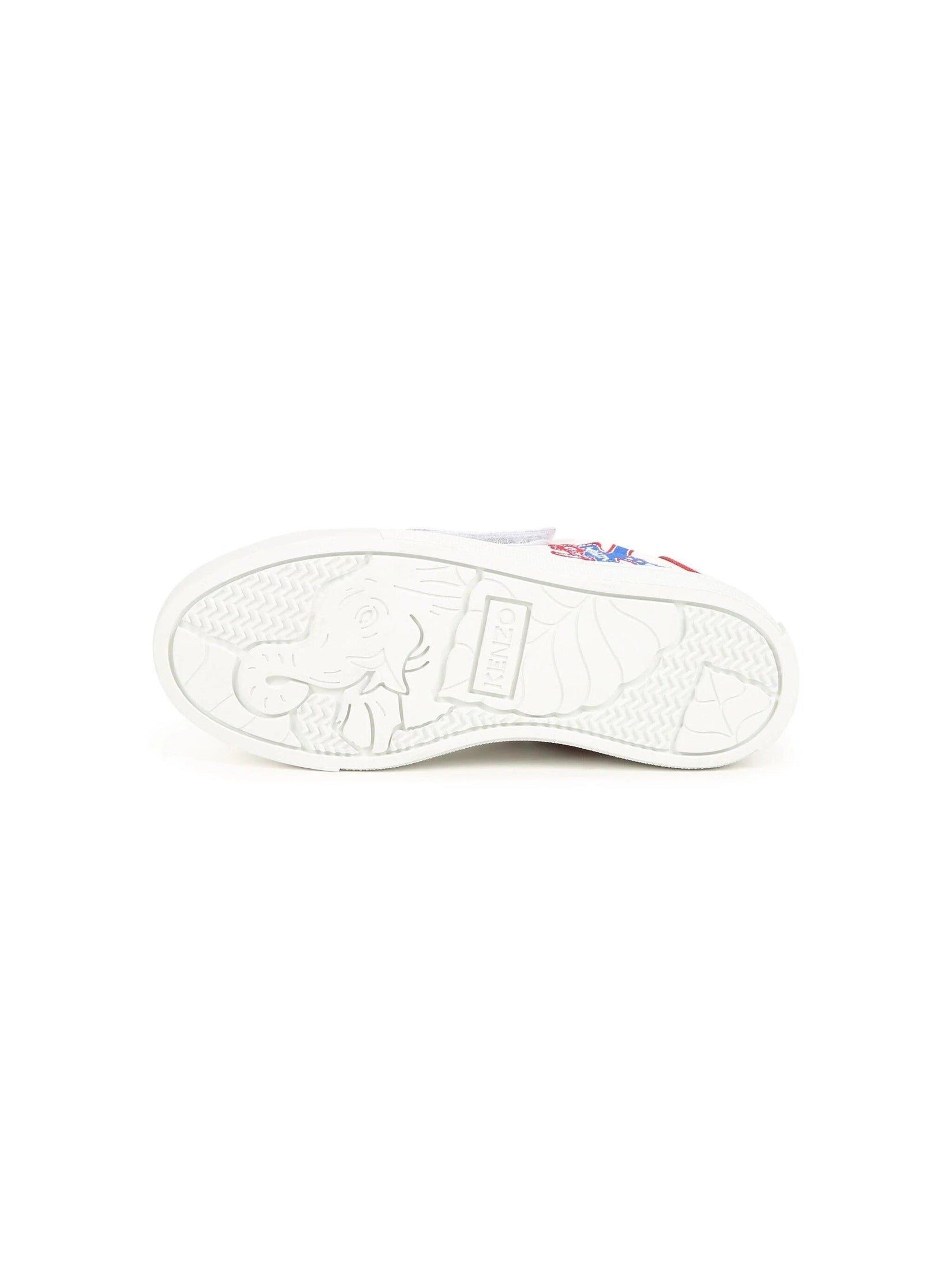 Kenzo kids logo-embroidered sneakers