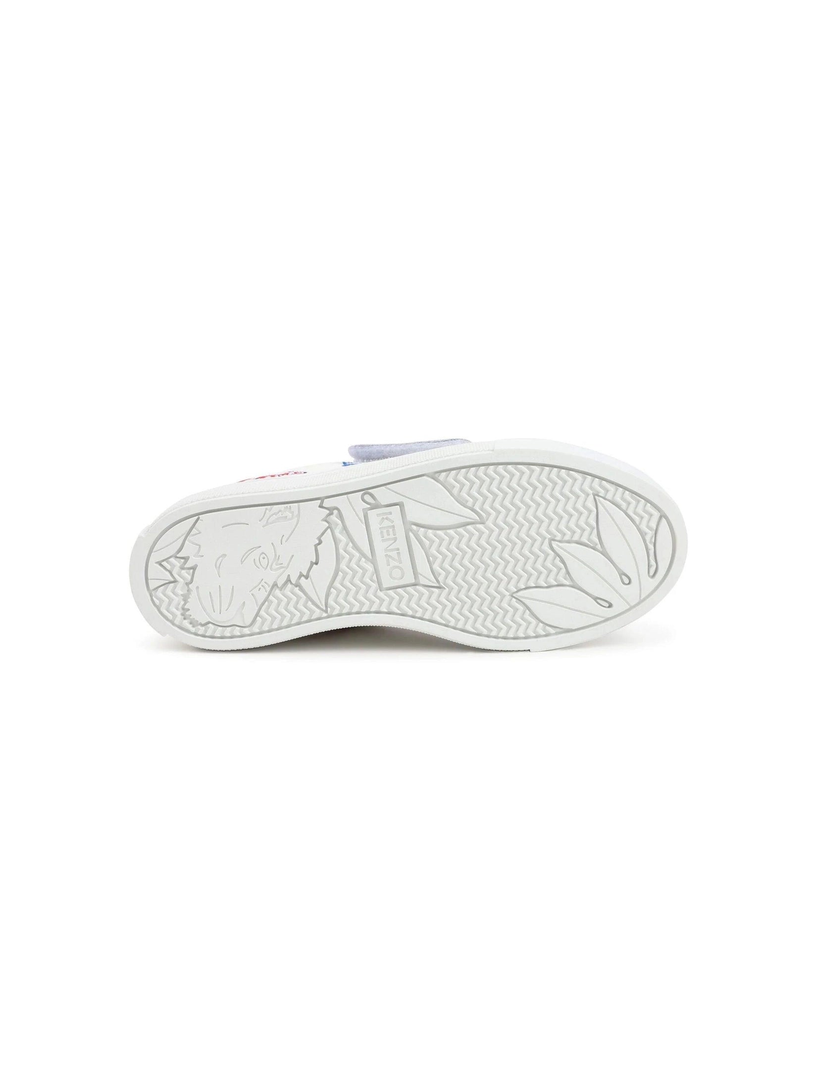 Kenzo kids logo-embroidered sneakers