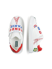 Kenzo Kids logo-embroidered sneakers