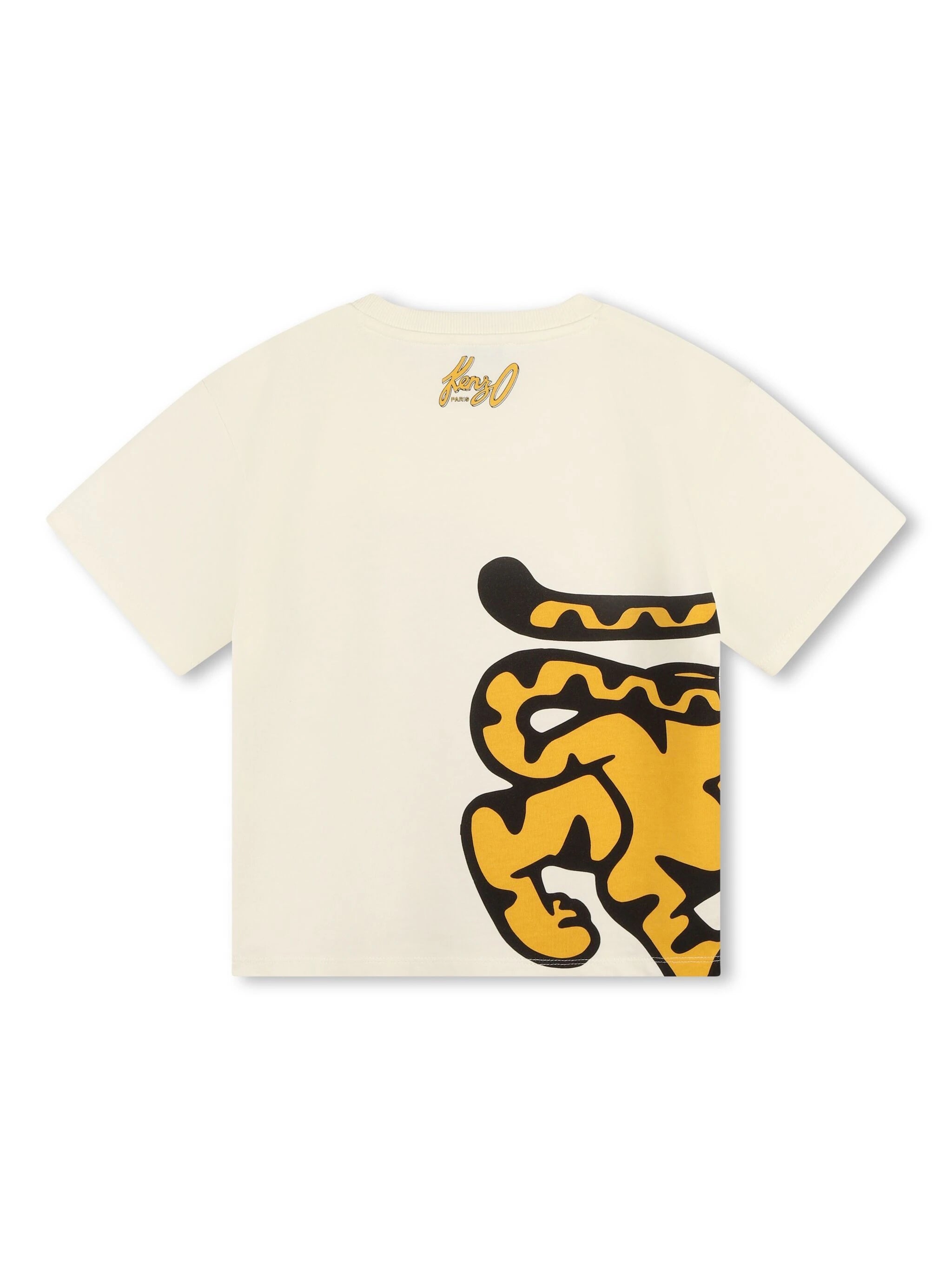 Kenzo Kids tiger-print organic cotton T-shirt