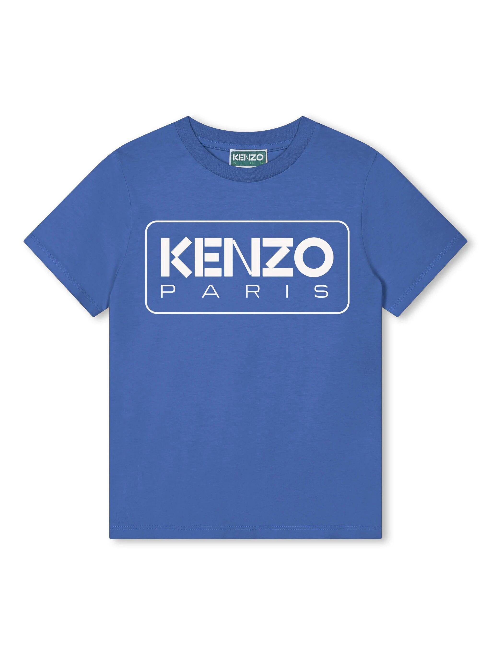 Kenzo Kids logo-print organic cotton T-shirt