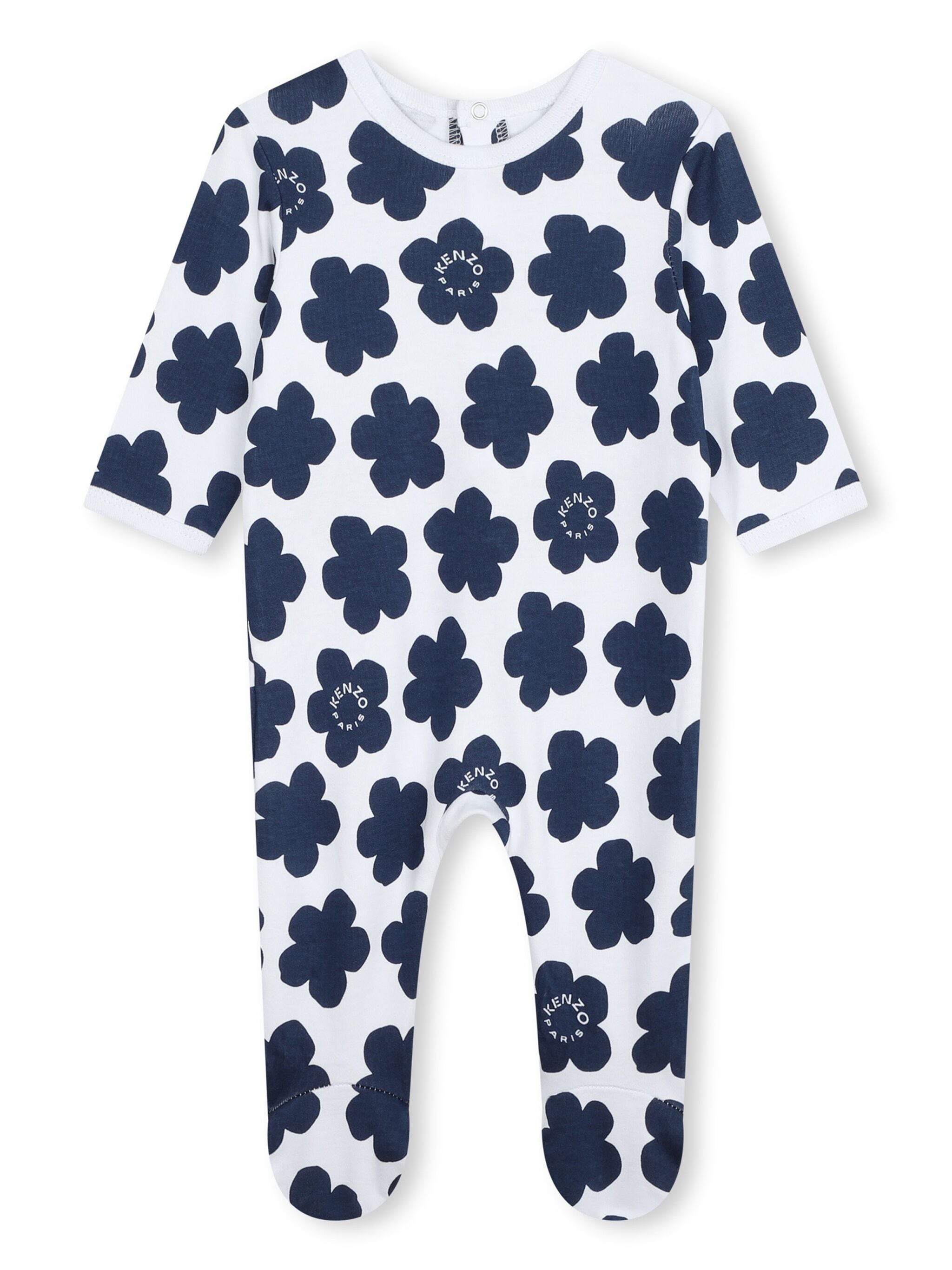 Kenzo Kids Boke Flower cotton pajama set (set of two)