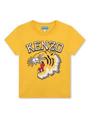 Kenzo Kids logo-print organic cotton T-shirt