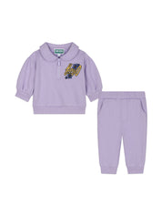 Kenzo Kids logo-print sweatshirt and trousers set