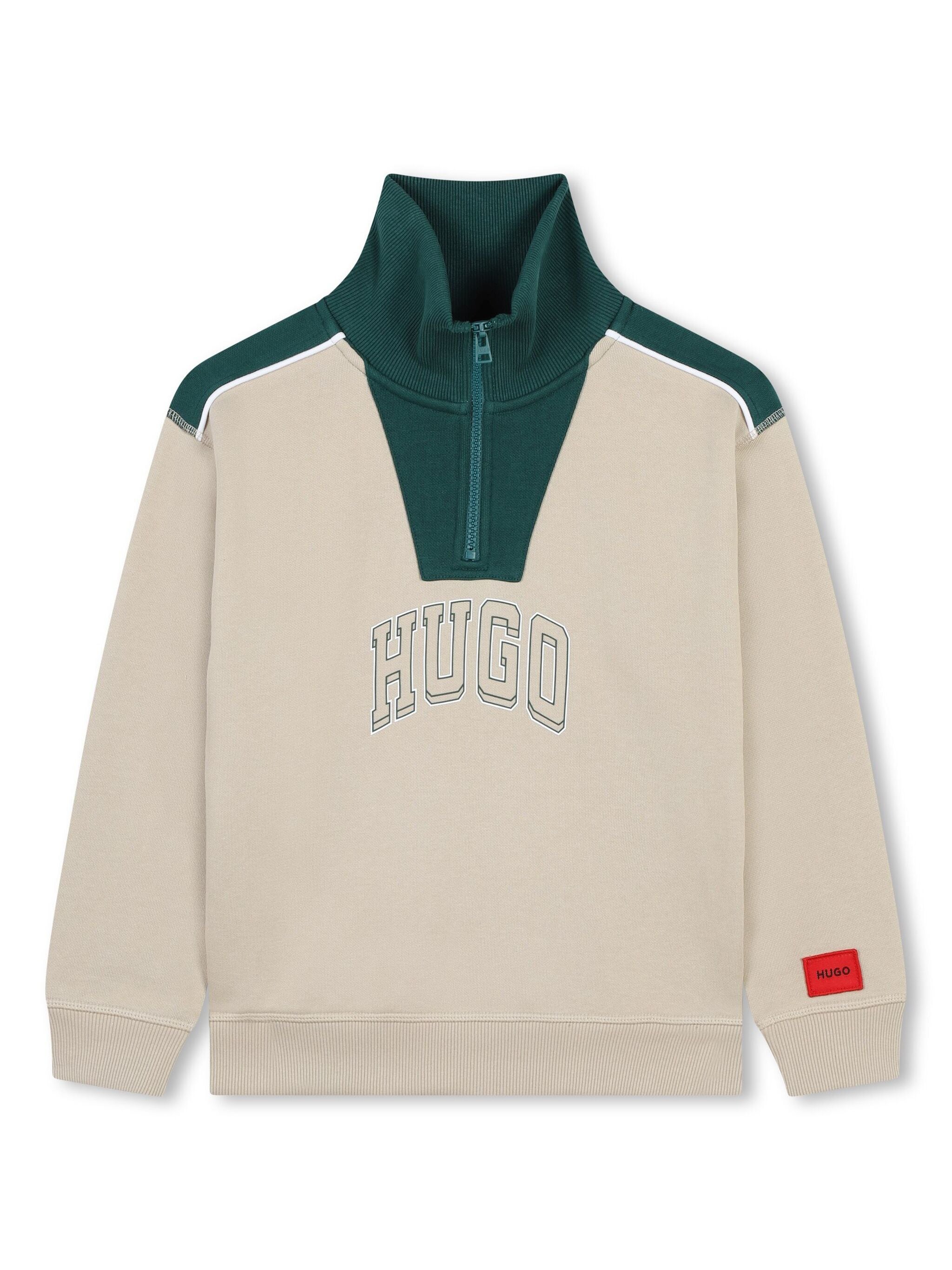 HUGO KIDS logo-print sweatshirt