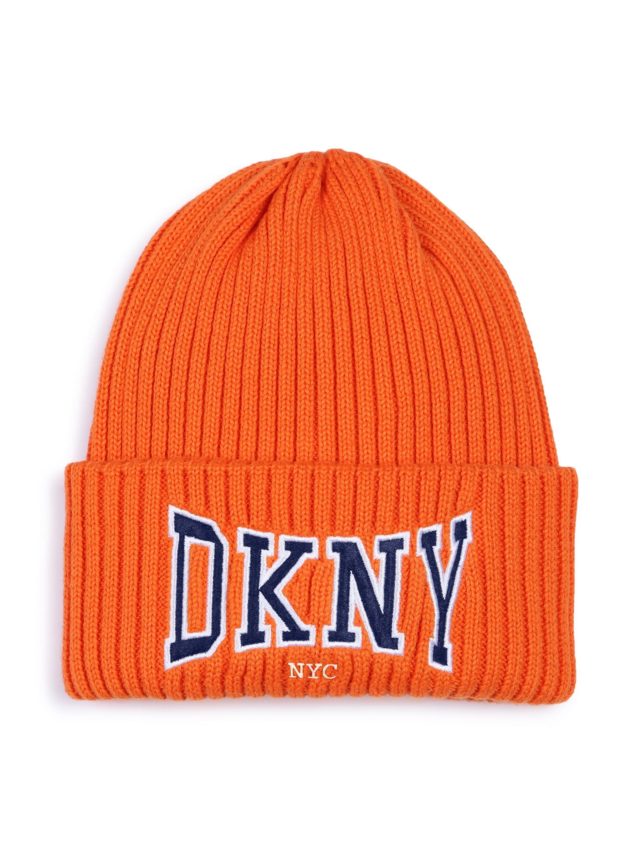 Dkny Kids logo-appliquéd beanie