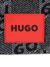 HUGO KIDS logo-appliqué beanie