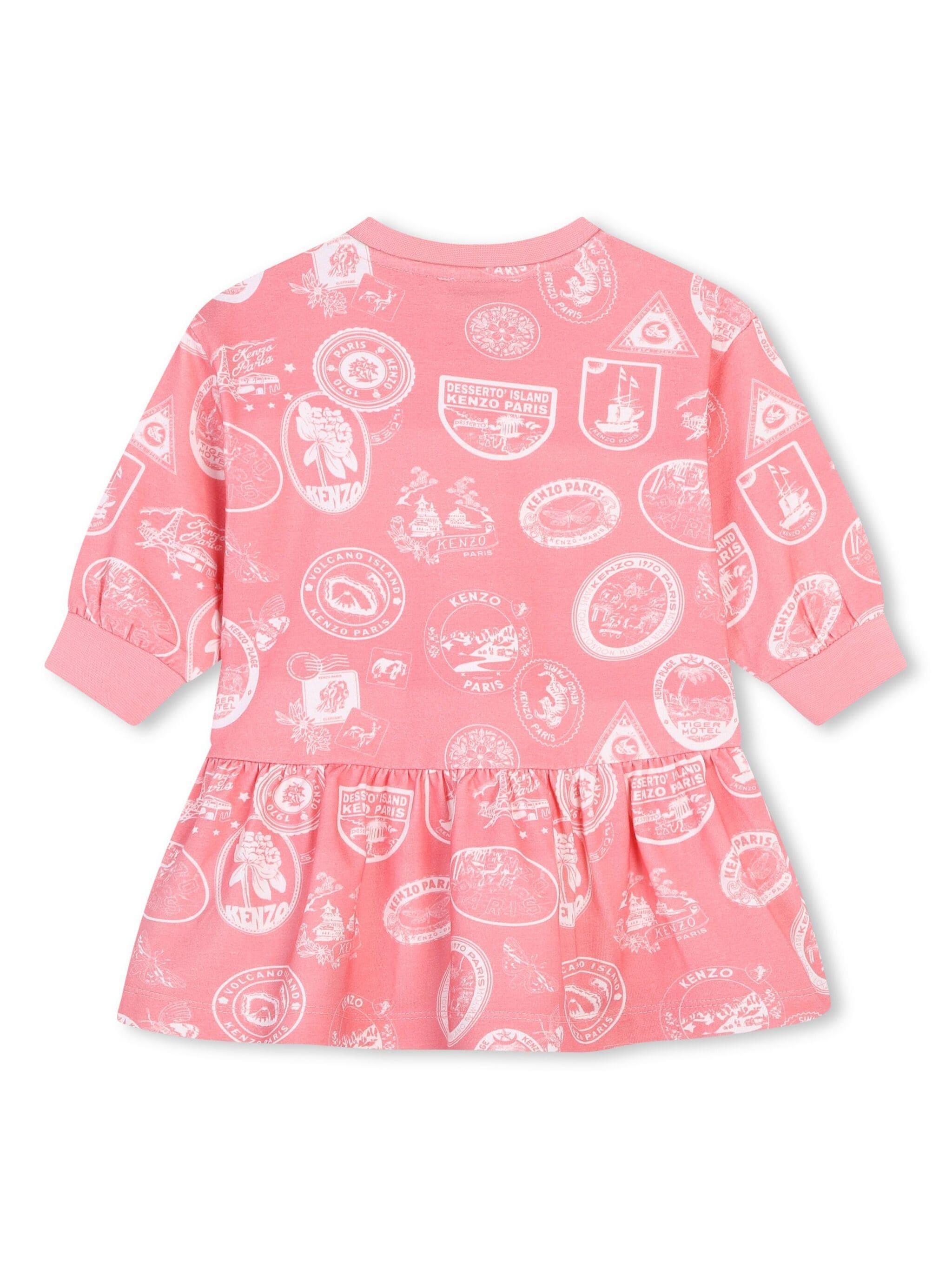 Kenzo Kids logo-print dress