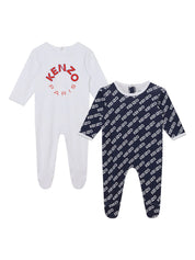 Kenzo Kids logo-print cotton pajamas (set of two)