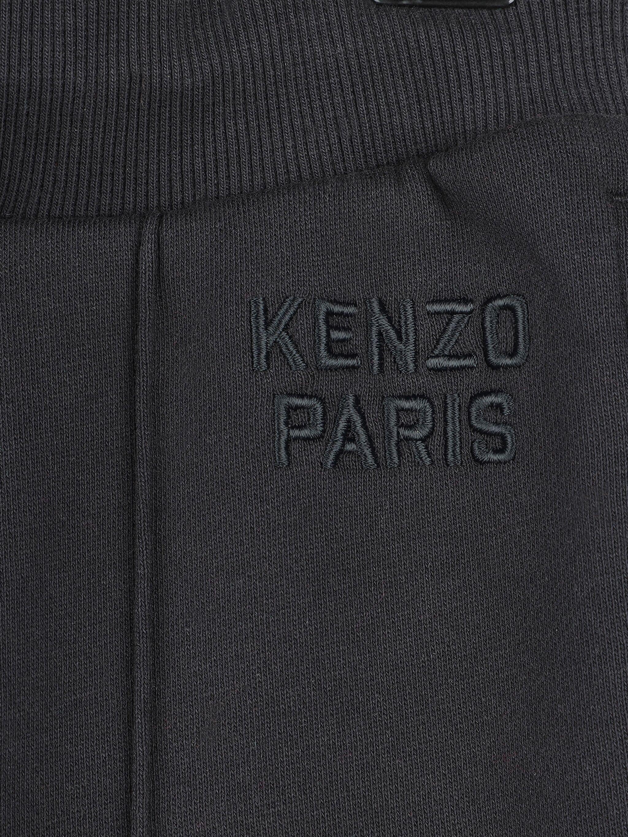 Kenzo Kids logo patch jogging trousers