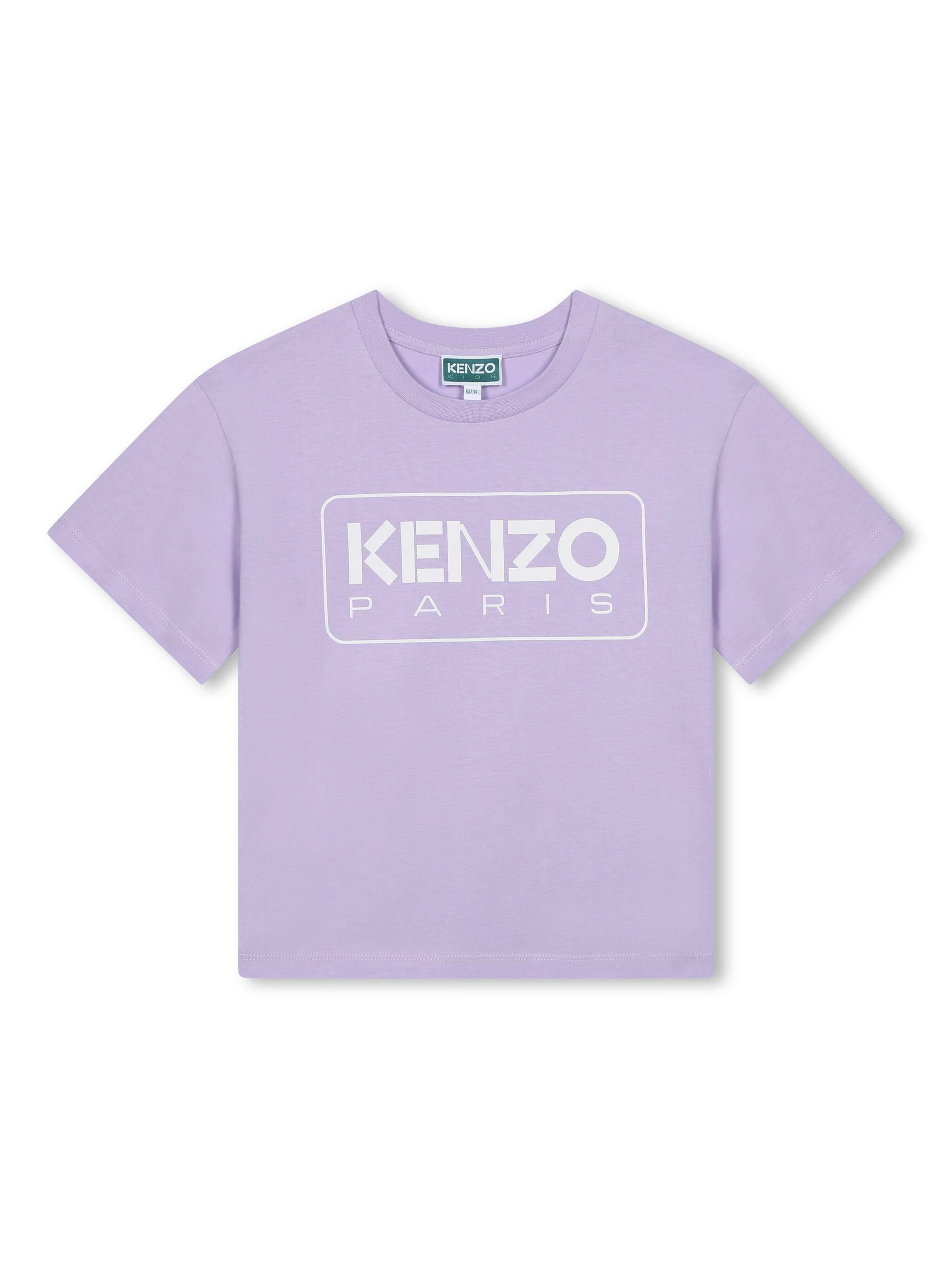 Kenzo Kids logo-print cotton T-shirt