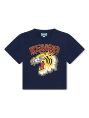 Kenzo Kids jersey logo-print t-shirt