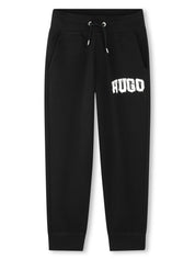 HUGO KIDS logo-print track pants