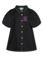 Kenzo Kids Tiger-embroidery dress