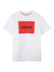 HUGO KIDS logo-print T-shirt