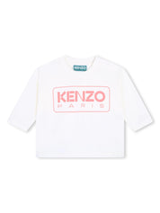 Kenzo Kids logo-print organic cotton T-shirt