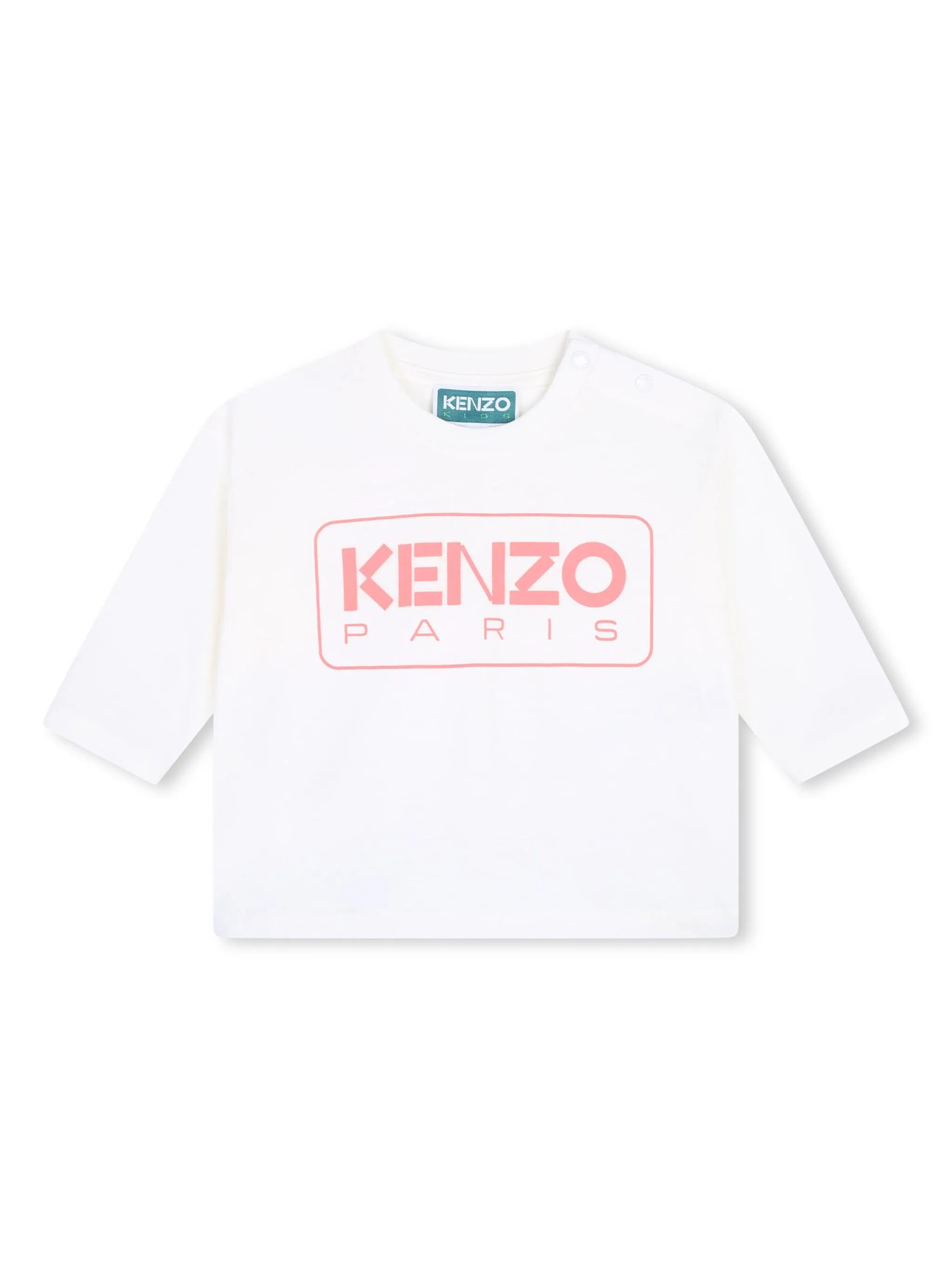 Kenzo Kids logo-print organic cotton T-shirt