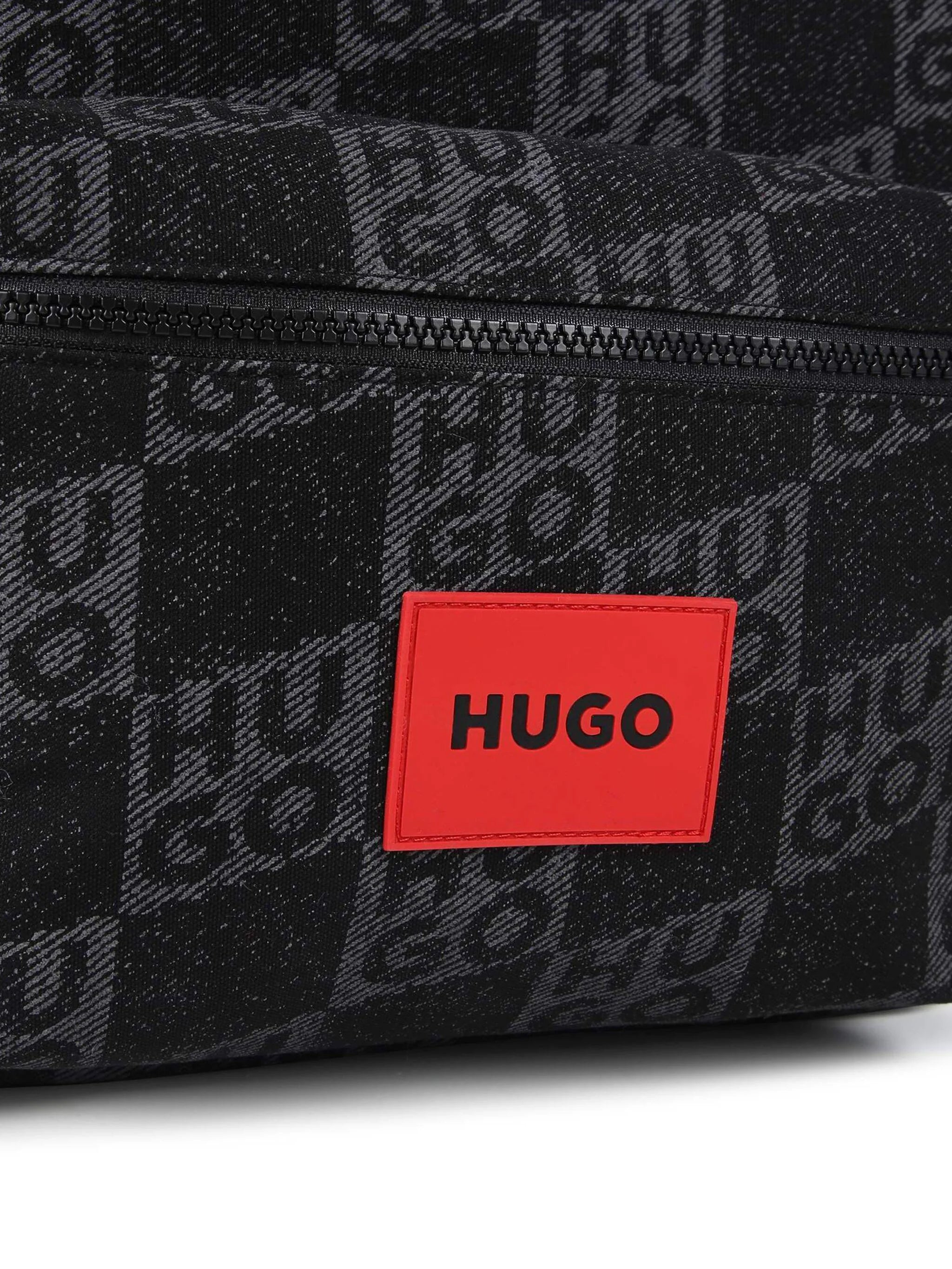 HUGO KIDS logo-print backpack