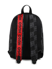 HUGO KIDS logo-print backpack