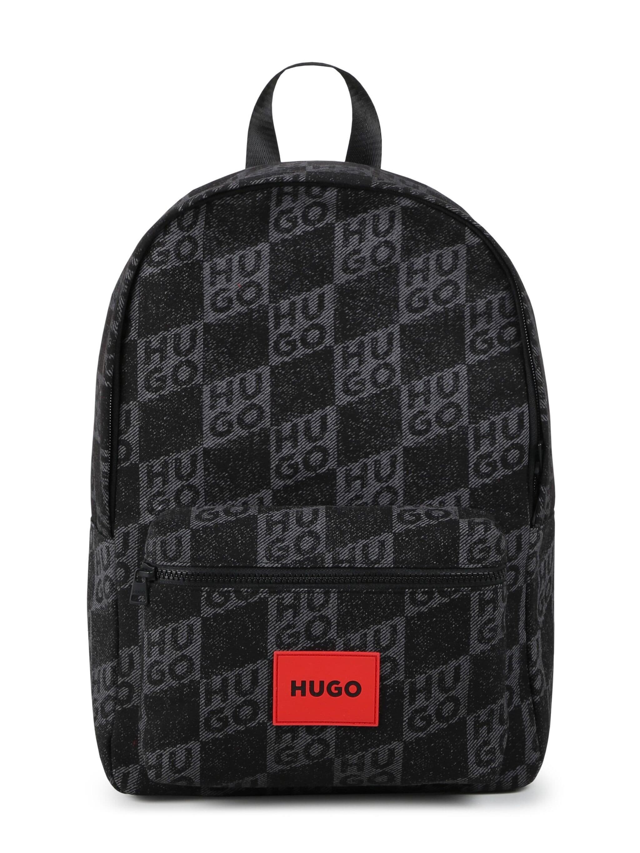 HUGO KIDS logo-print backpack