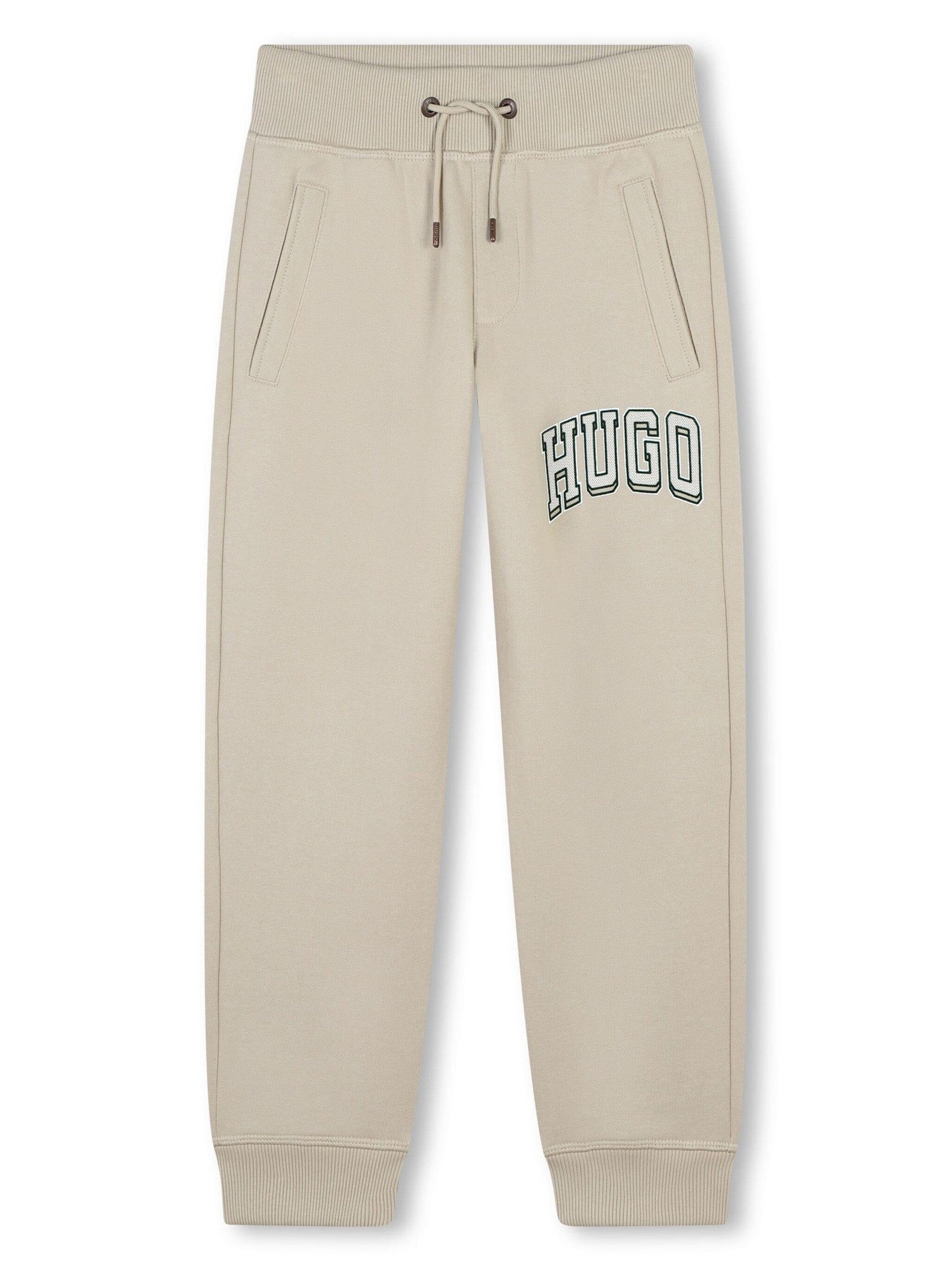Hugo kids logo-print track pants