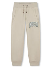 HUGO KIDS logo-print track pants