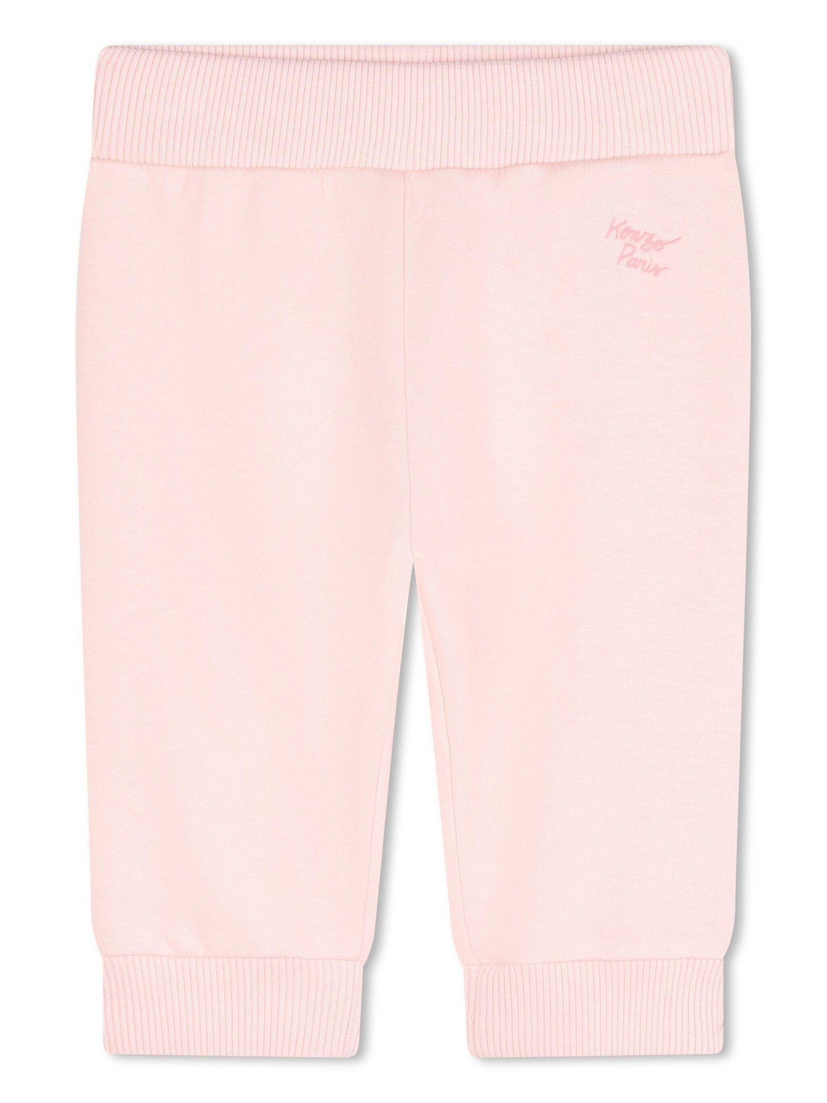 Kenzo kids embroidered-logo track pants set