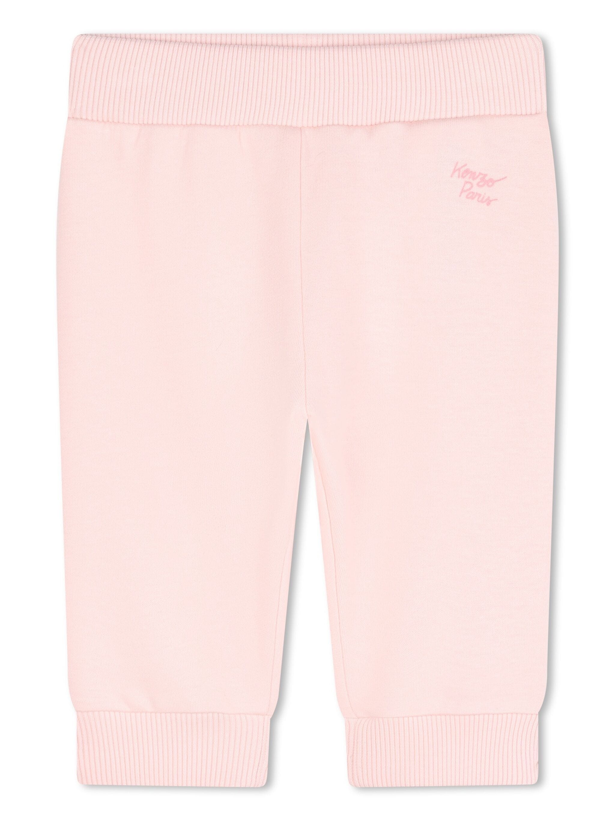 Kenzo Kids embroidered-logo track pants set