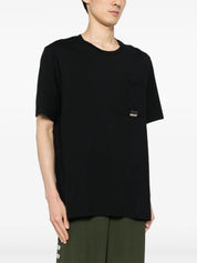 Front pocket cotton T-shirt