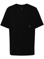 Front pocket cotton T-shirt