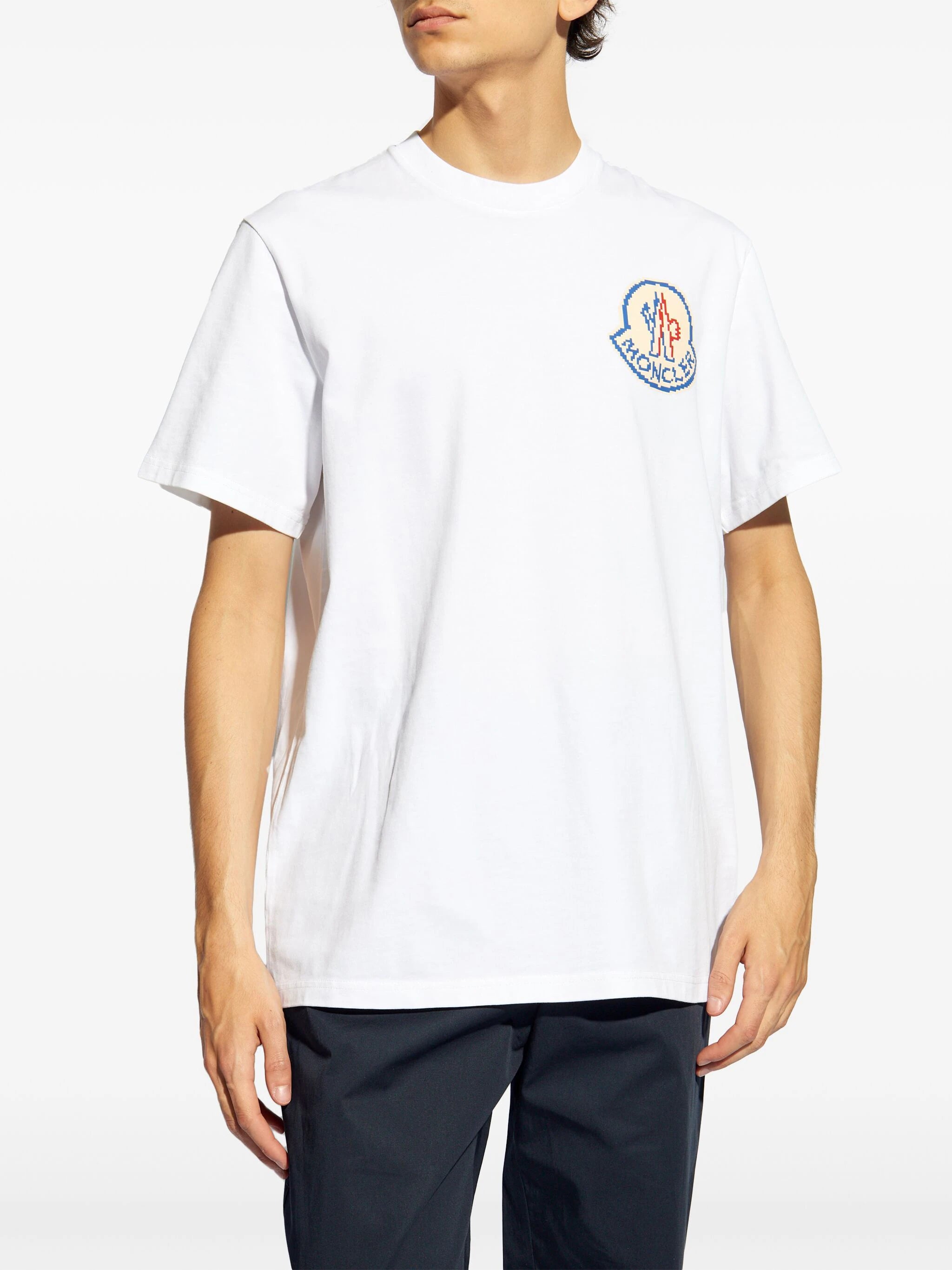 Moncler logo-print cotton T-shirt