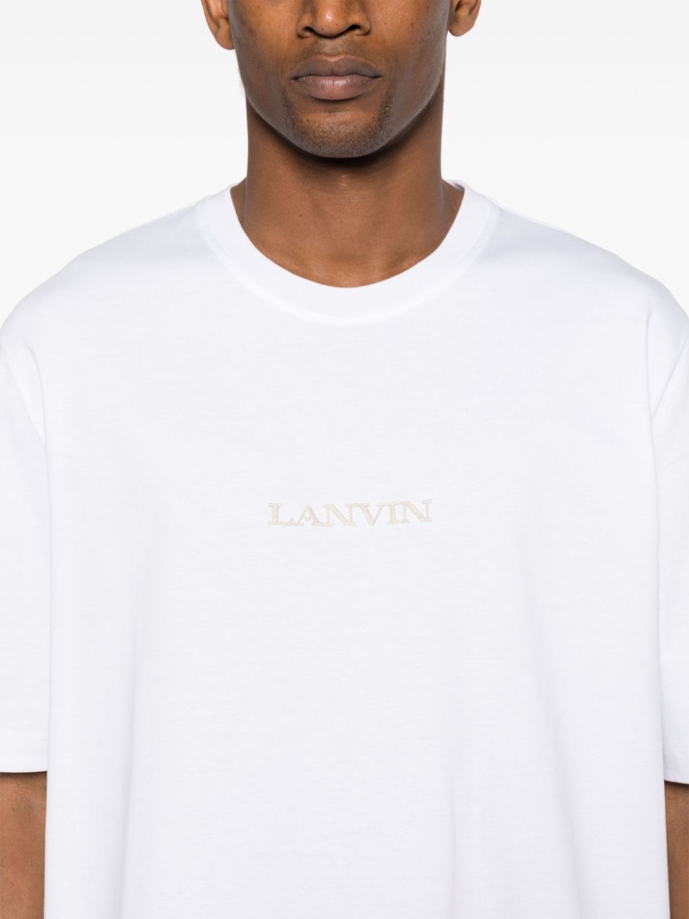 CURLY LANVIN LOGO REGULAR T-SHIRT