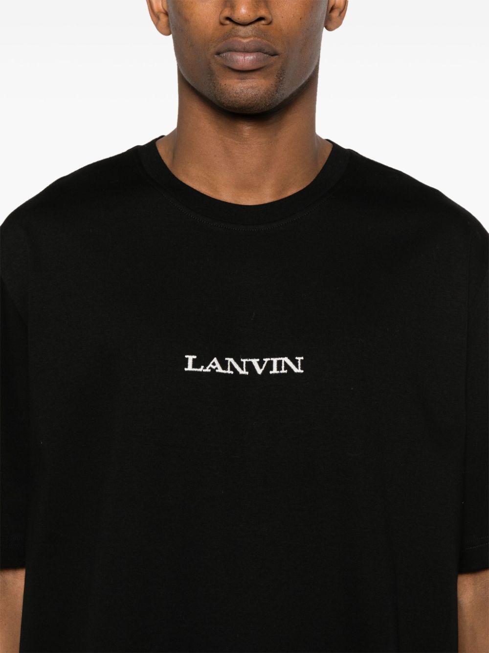 CURLY LANVIN LOGO REGULAR T-SHIRT