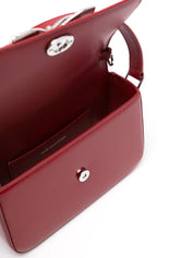 BURGUNDY LEATHER MICRO BAG