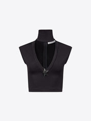Star stud sleeveless top