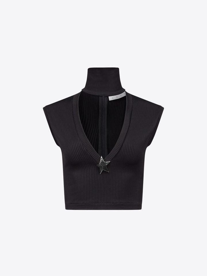 Star stud sleeveless top