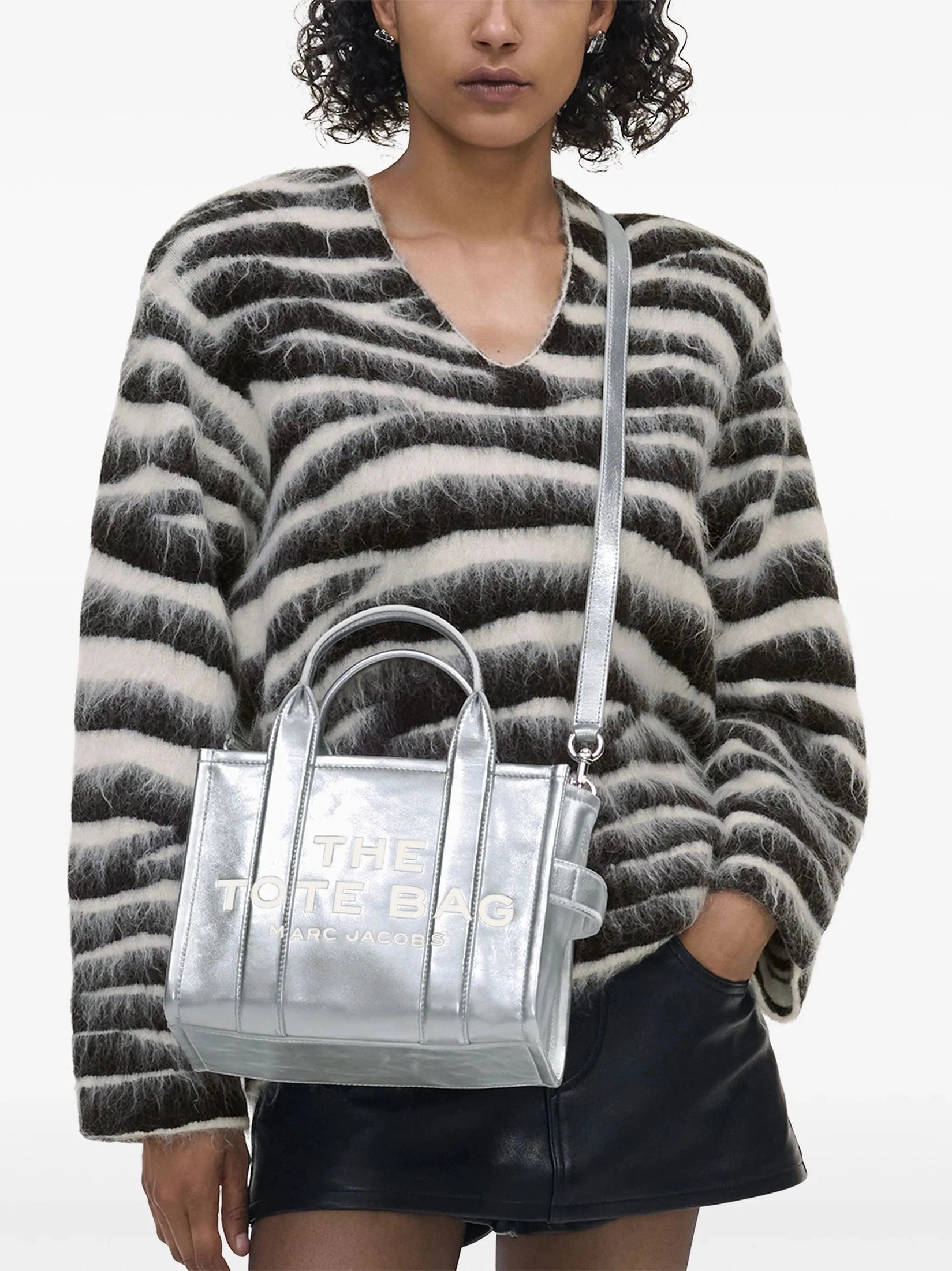 The Small Metallic Tote Bag