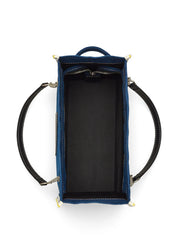 THE DENIM CHAIN MEDIUM TOTE BAG